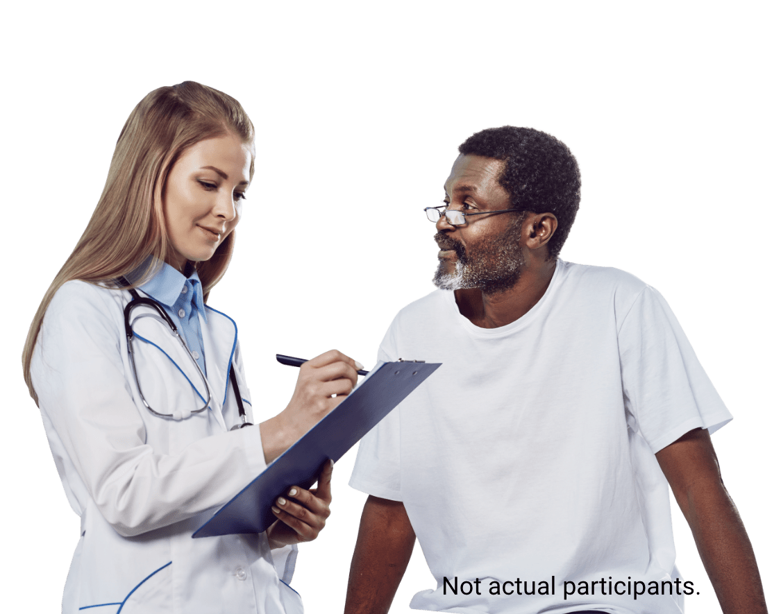 Picture of doctor with patient